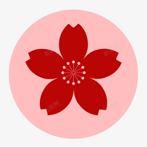 樱花svg_新图网 https://ixintu.com 樱花