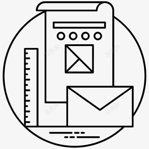 品牌标志设计商标svg_新图网 https://ixintu.com 品牌 标志设计 商标 网络 移动 应用 程序开发 线图 图标