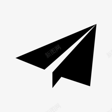 纸飞机空气动力学发送图标