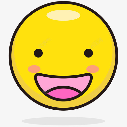 emoji1svg_新图网 https://ixintu.com 填充 可爱 圆润 多色