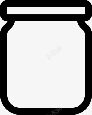 玻璃罐瓶子容器图标