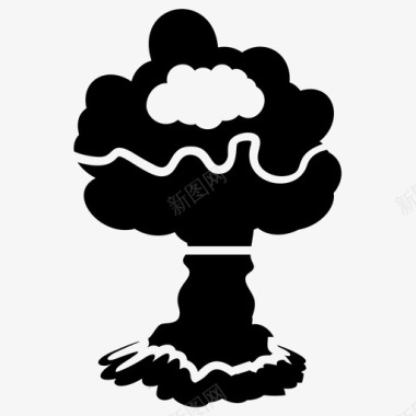 核爆原子弹爆炸炸弹爆炸图标