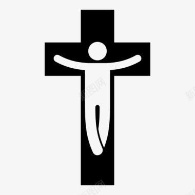 十字架死亡耶稣图标