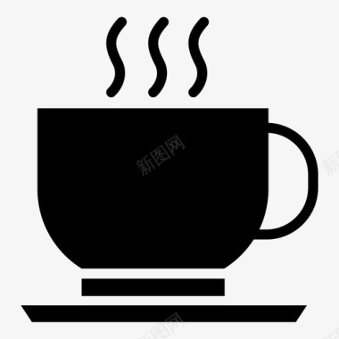 一杯咖啡饮料浓缩咖啡图标