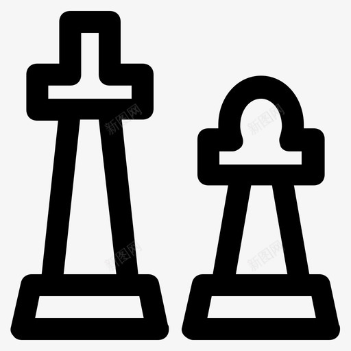 国际象棋商业市场营销svg_新图网 https://ixintu.com 商业 国际象棋 市场营销 战略战术 管理 战略