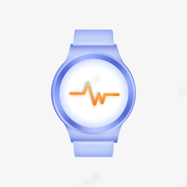 轻拟物icon图标智能手表图标