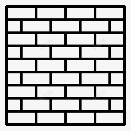 砖块建筑安全svg_新图网 https://ixintu.com 砖块 建筑 安全 停止 纹理 网格