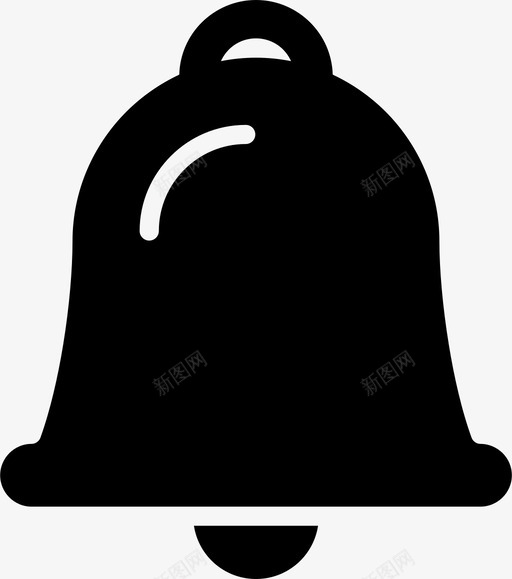 通知警报铃svg_新图网 https://ixintu.com 警报 通知 铃铃