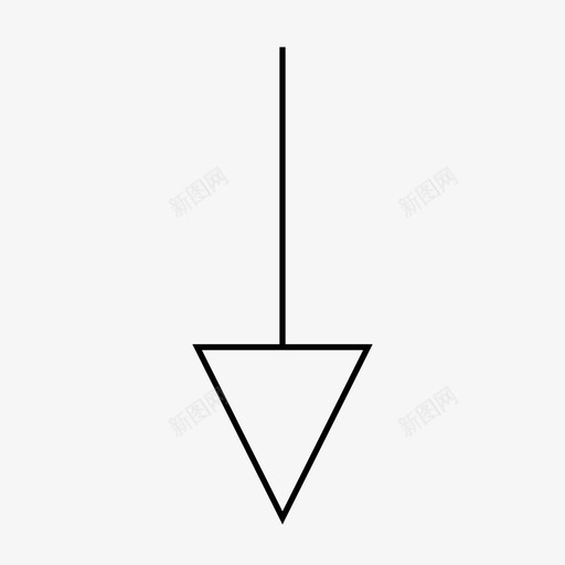 向下箭头丢失svg_新图网 https://ixintu.com 丢失 向下 箭头 标志 艺术设计