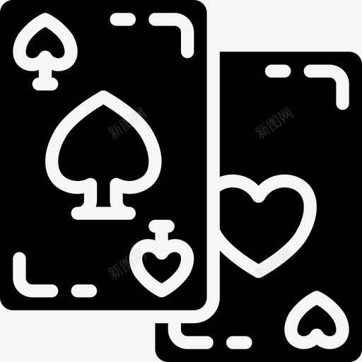 扑克牌俱乐部娱乐svg_新图网 https://ixintu.com 扑克牌 娱乐 俱乐部 扑克 固体