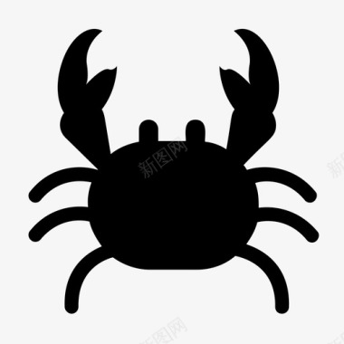 螃蟹蟹吧蟹食图标