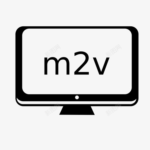 m2v文件格式监视器svg_新图网 https://ixintu.com 格式 视频 文件 监视器 通用