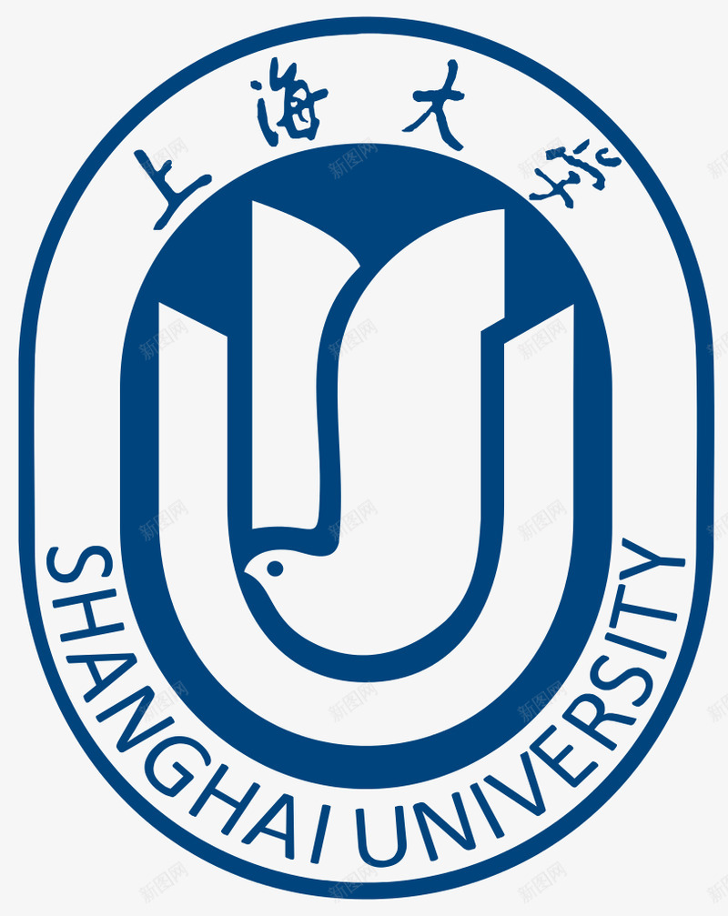 上海大学百度搜索png免抠素材_新图网 https://ixintu.com logo 上海 图标 大学 搜索 百度