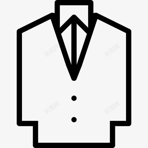 西装男士领带svg_新图网 https://ixintu.com 西装 男士 领带 衬衫 工作服