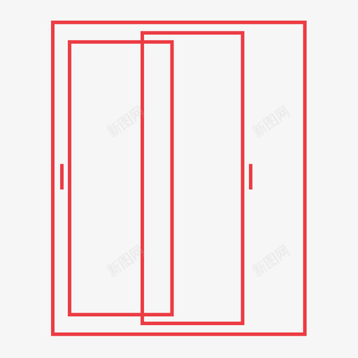 推拉门开启svg_新图网 https://ixintu.com 推拉门 开启