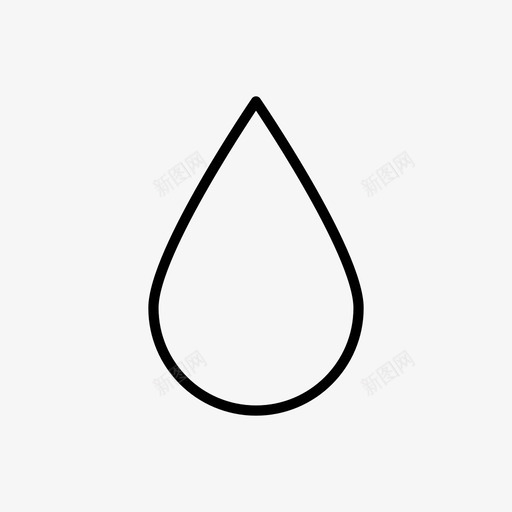 水滴饮用水油svg_新图网 https://ixintu.com 水滴 饮用水 雨滴 日常 标准化 轮廓