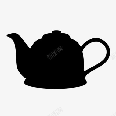 茶壶冲泡柴图标