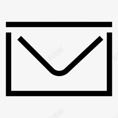 邮件电子邮件几何图形图标