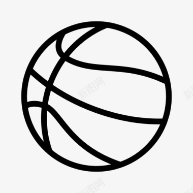 篮球装备圆形图标