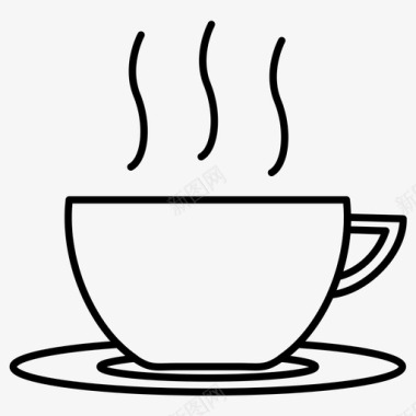咖啡杯饮料杯子图标