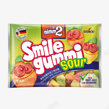 好吃的水果糖nimm2二宝smilegummi酸味图标