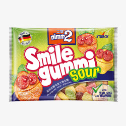 二宝好吃的水果糖nimm2二宝smilegummi酸味高清图片