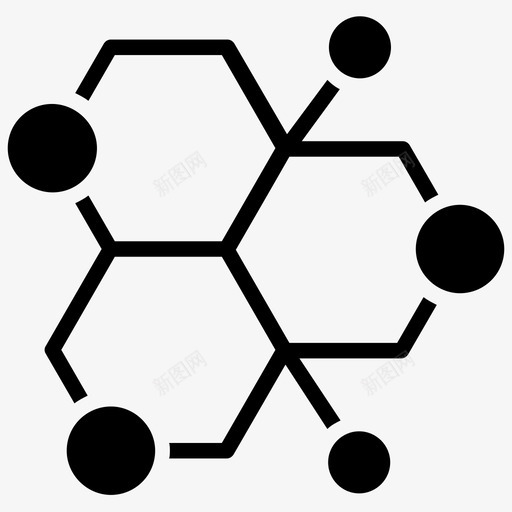 分子结构原子化学结构svg_新图网 https://ixintu.com 分子结构 原子 化学 结构 六边形 分子 几何学 大学 字形 图标