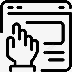 浏览网页的手网页浏览器内容手高清图片