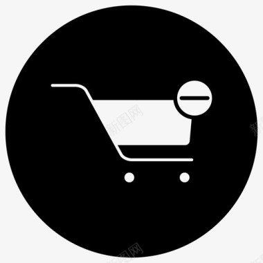 购物车购买产品电子商务图标