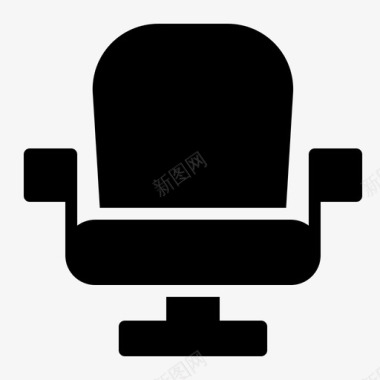 老板椅子家具图标