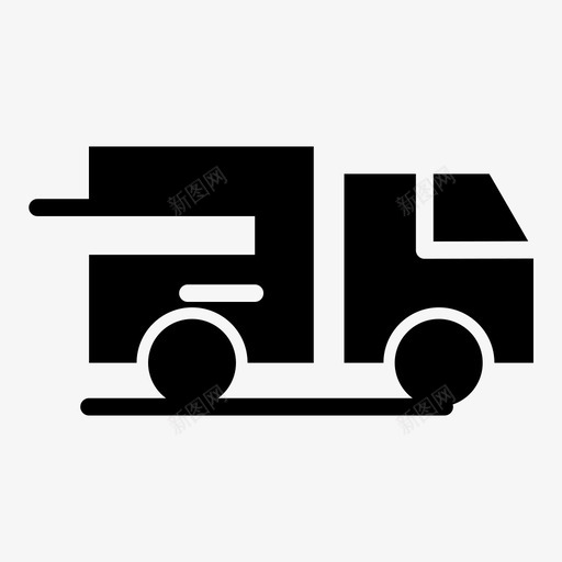 送货电子商务市场svg_新图网 https://ixintu.com 电子商务 送货 市场 发送 卡车