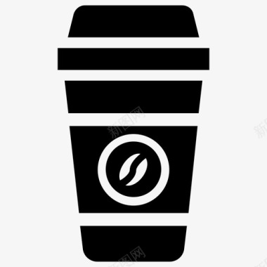 咖啡容器饮料容器杯子图标