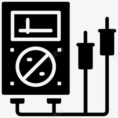电压表电流表数字设备图标