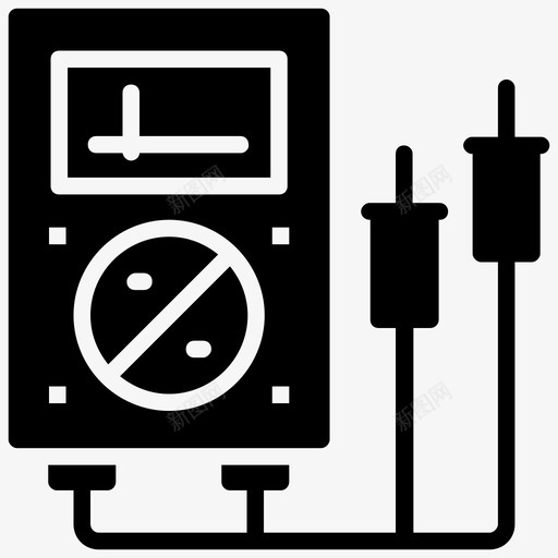 电压表电流表数字设备svg_新图网 https://ixintu.com 电压表 电流表 数字 设备 电气设备 欧姆 能量 符号 图标