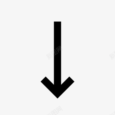 箭头向下迷你图标线图标为最小的使用图标