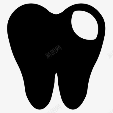 蛀牙龋齿牙科图标