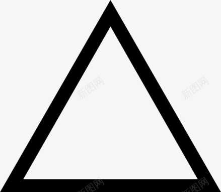 三角形金字塔形状图标