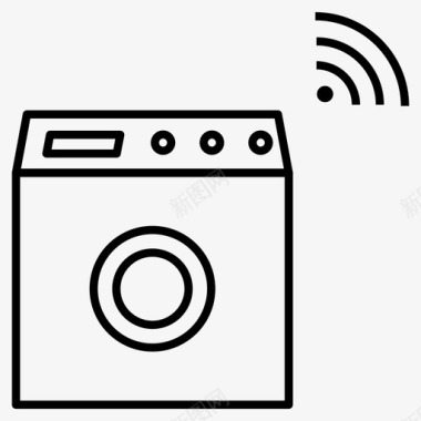 洗衣机手表自动化家居图标
