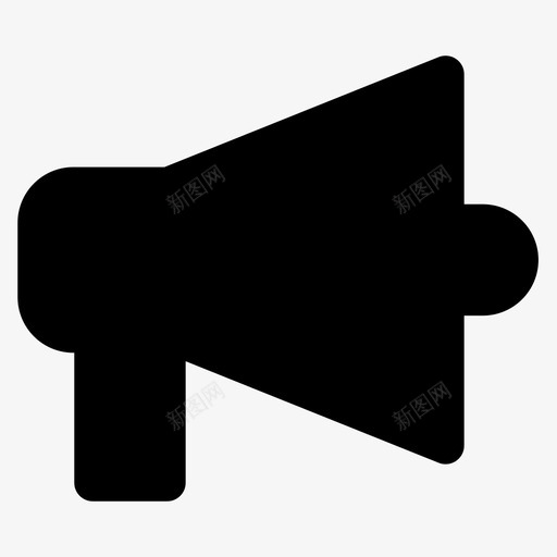 营销公告响亮svg_新图网 https://ixintu.com 营销 公告 响亮 扩音器 扬声器 字形 基本