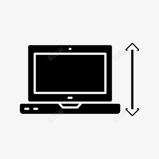 屏幕高度显示器gylphsvg_新图网 https://ixintu.com 屏幕 高度 笔记本 电脑 显示器