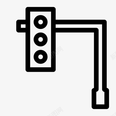 红绿灯导航道路图标