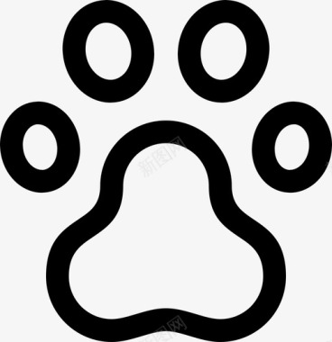 爪印脚宠物图标