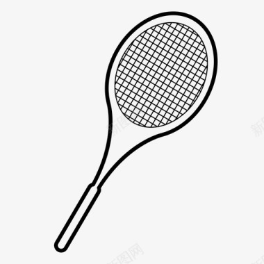 网球拍运动运动设备图标