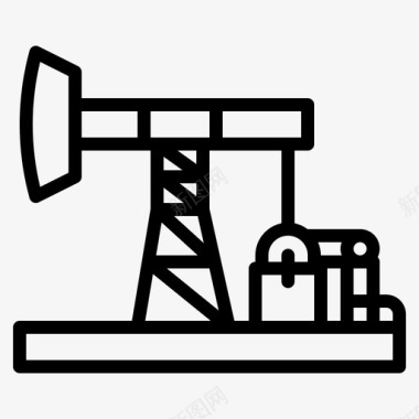 抽油机采油工业图标