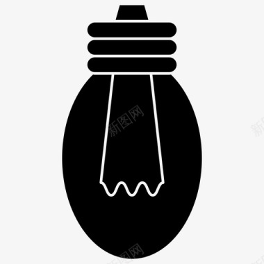 灯泡日常用品图标