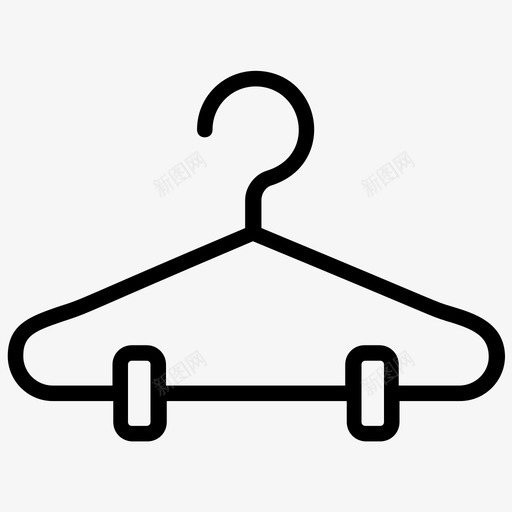 衣架衣柜架缝纫线和针线图标svg_新图网 https://ixintu.com 衣架 衣柜 柜架 缝纫 针线 图标