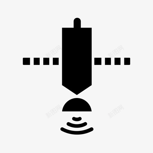 卫星定位gpssvg_新图网 https://ixintu.com 卫星定位 科学 空间 定位 导航 填充