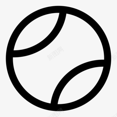 网球发球形状图标