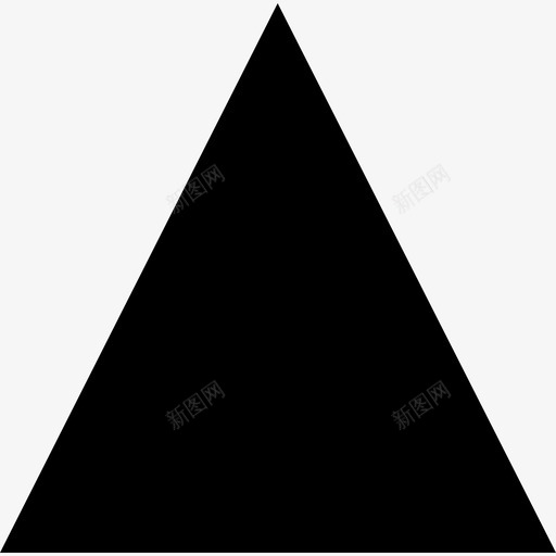 等腰三角形场平坦svg_新图网 https://ixintu.com 等腰三角形 平坦 三面体