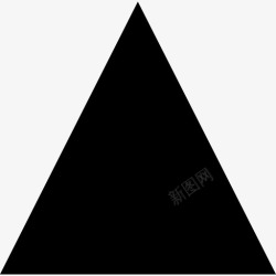 等腰三角形等腰三角形场平坦高清图片